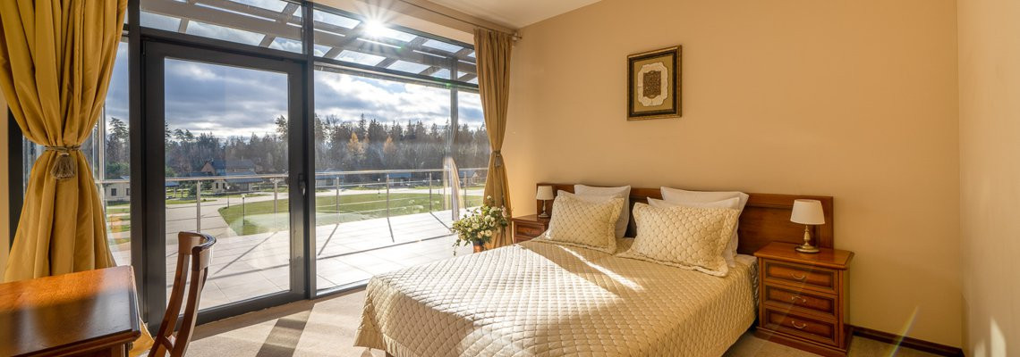 Double room in a villa “Erdvės“