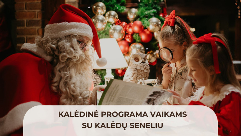 Susitikimas su Kalėdų Seneliu šventinėje rezidencijoje | BILIETAS SUAUGUSIAM